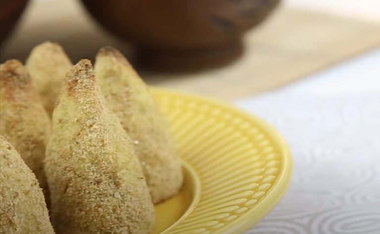 coxinha fit de batata doce