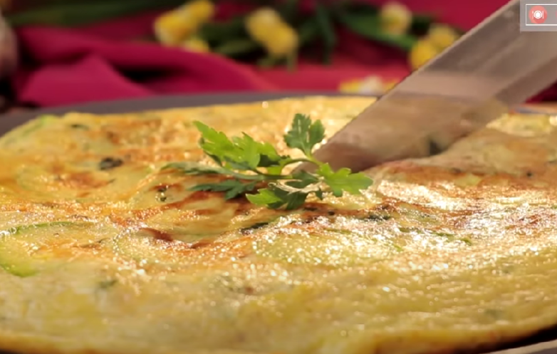 omelete de abobrinha